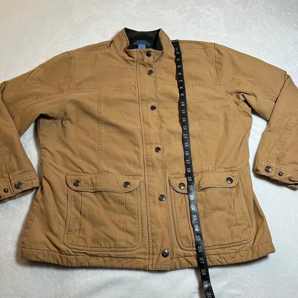Duluth Trading Co Fleece Lined Full Zip Chore Coat Size XL Workwear Farm Casual - Picture 9 of 9